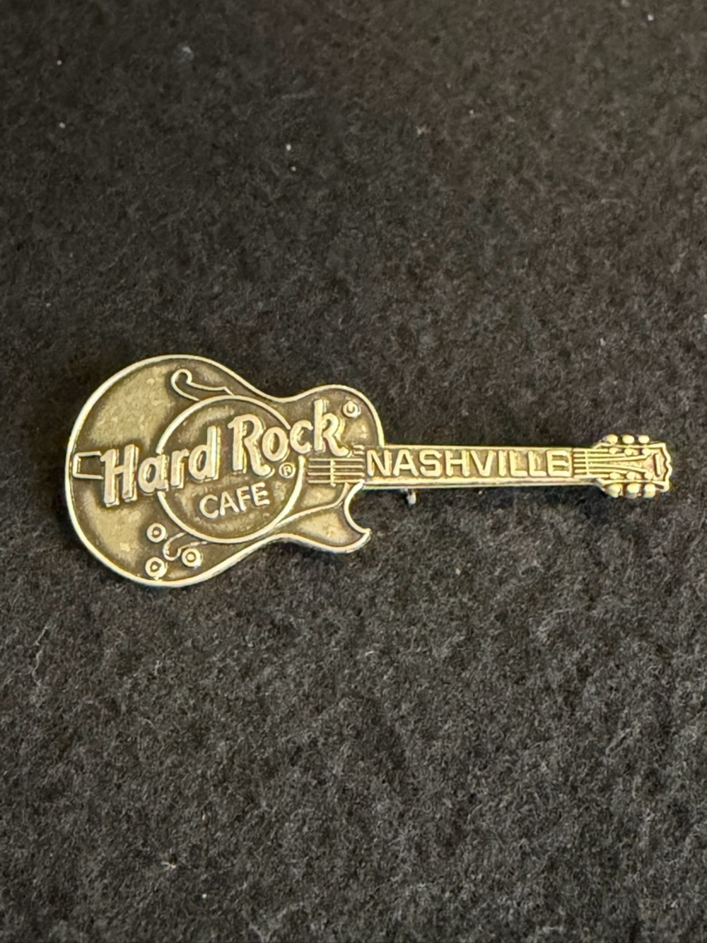 Sterling Silver Hard Rock Cafe Nashville Guitar Pin